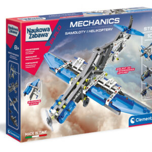 Laboratorium mechaniki - Samoloty i helikoptery Clementoni 200 elementów