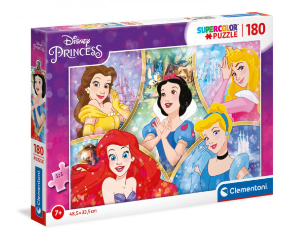 Puzzle 180 elementów Clementoni  Princess Księżniczki Disney