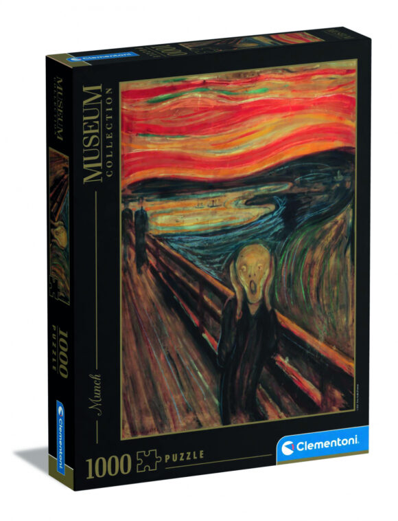 Puzzle 1000 elementów Clementoni Museum Munch: Lurlo Krzyk