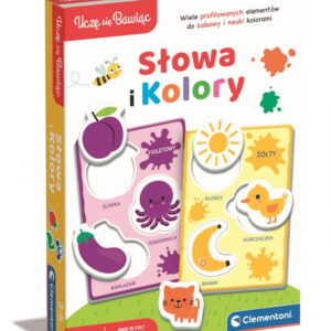 ZABAWKA EDUKACYJNA SŁOWA I KOLORY CLEMENTONI