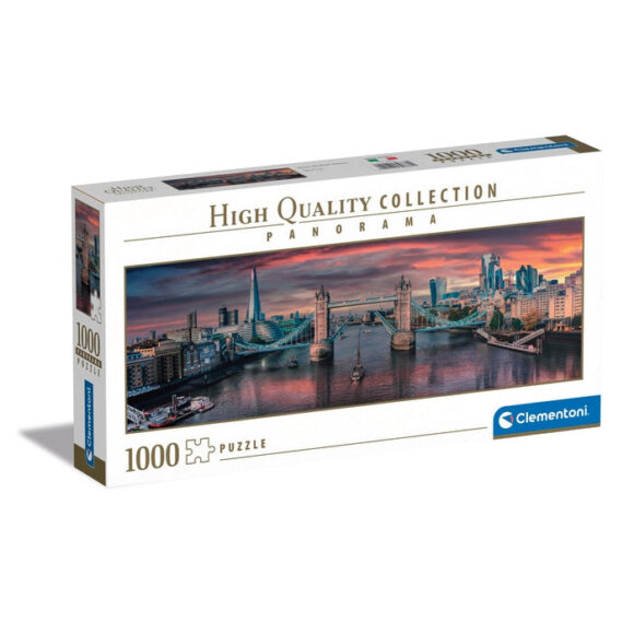 Puzzle 1000 elementów PANORAMA HQC ACROSS THE RIVER THAMES Londyn