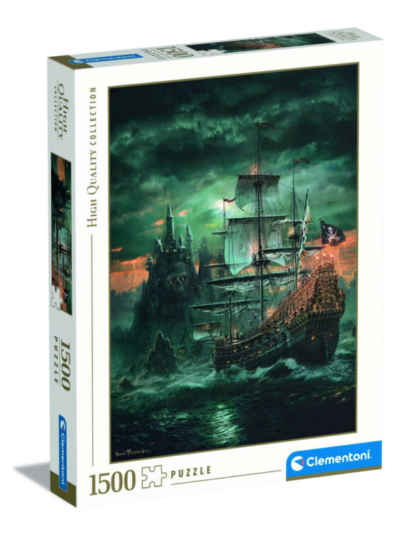 Puzzle 1500 elementów Clementoni HQC The Pirate ship Statek Piracki